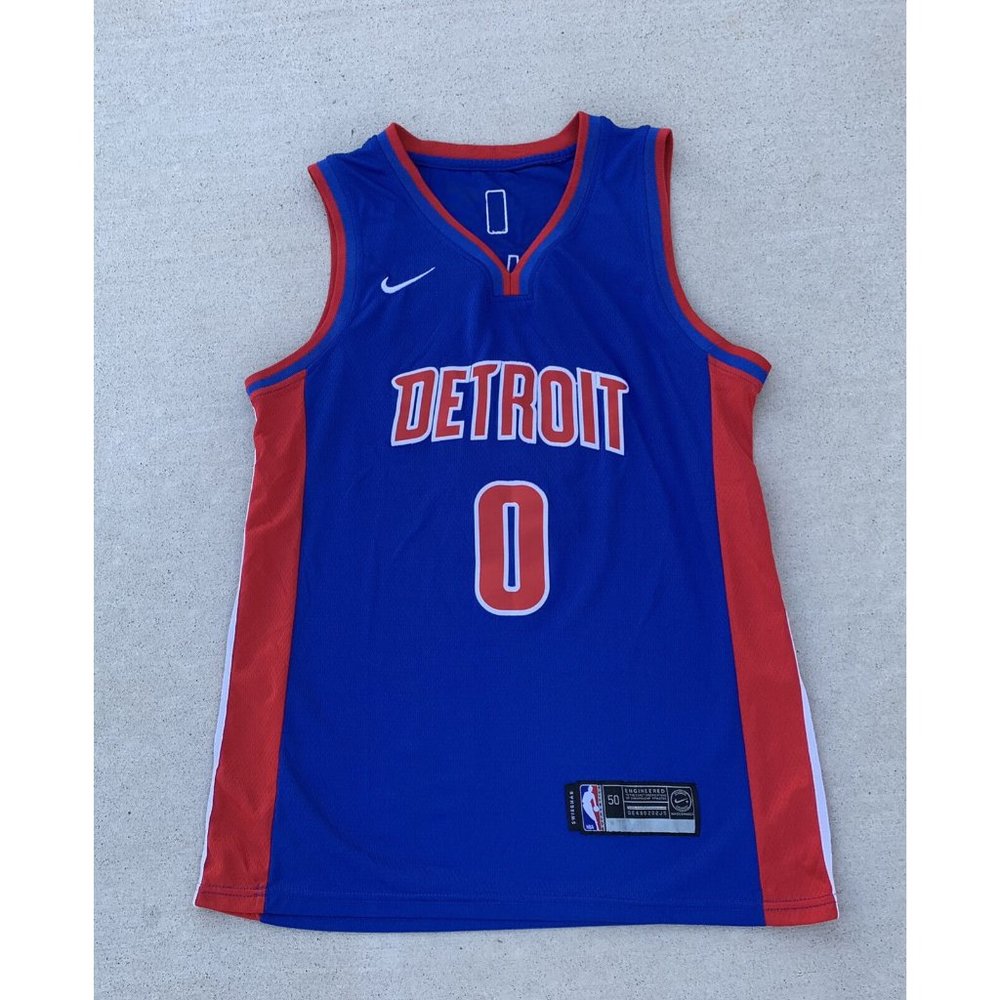 Detroit Pistons NIke #0 Drummond Swingman Icon Edition Jersey Size 50